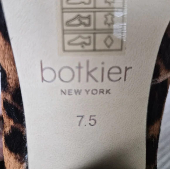 ​Botkier New York Leopard Print Calf Hair Pointed Toe Pumps Heels 7.5 - Picture 3 of 7